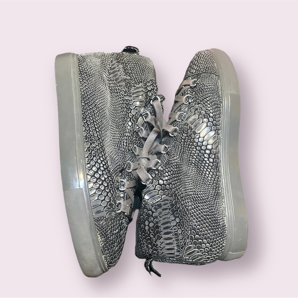 2018 Balenciaga High-Top Arena Python Sneakers